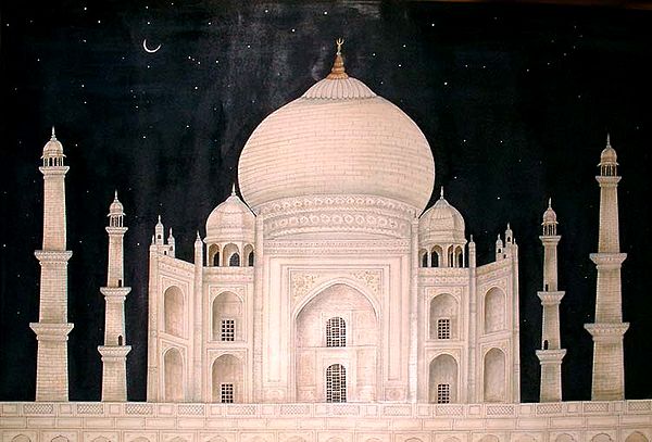 Moonlit Taj Mahal