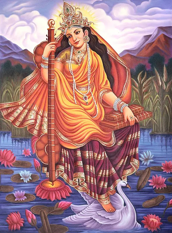 Goddess of Wisdom - Saraswati