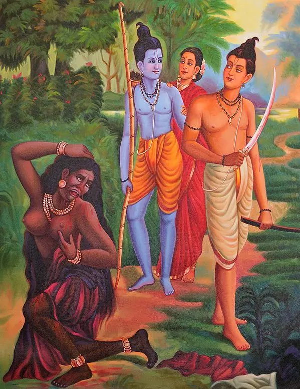 A Color Symbolic Episode from the Ramayana