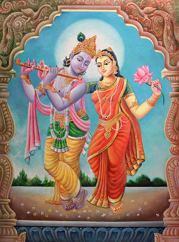 Sri Krishna and Radha