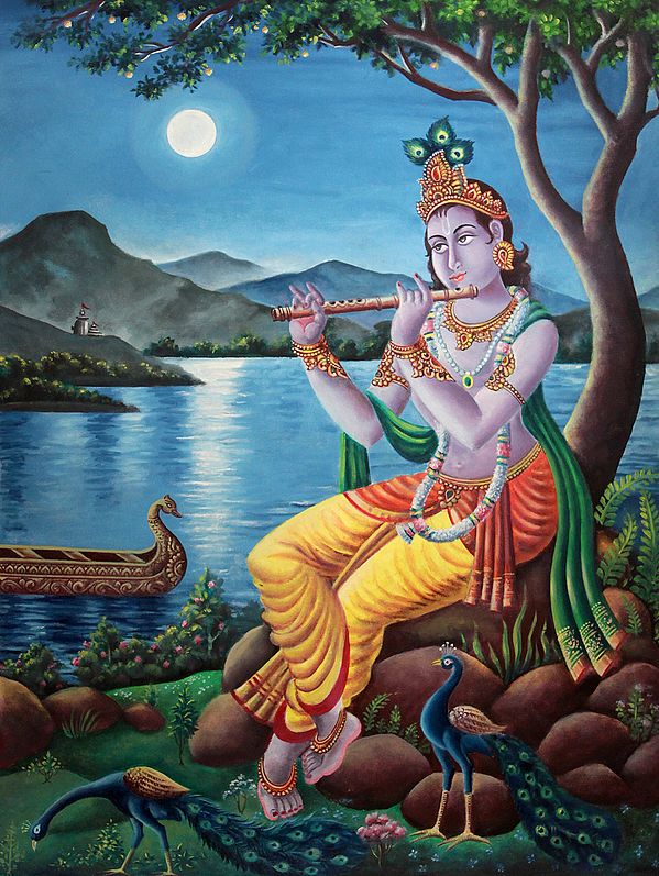 Lord Shri Krishna in the Folk Idiom