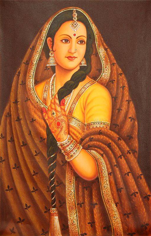 Portrait of a Lady from Rajasthan