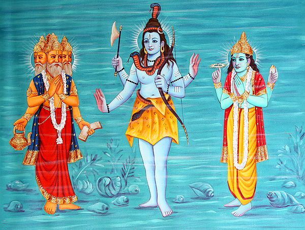 Tri-Devas - Brahma Shiva Vishnu
