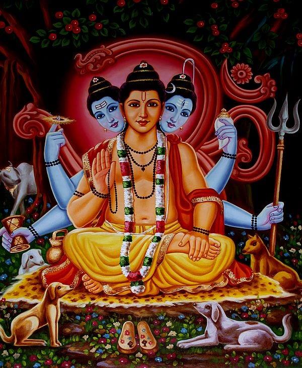 Dattatreya, A Saint Revered as the Incarnation of Tri-murti
