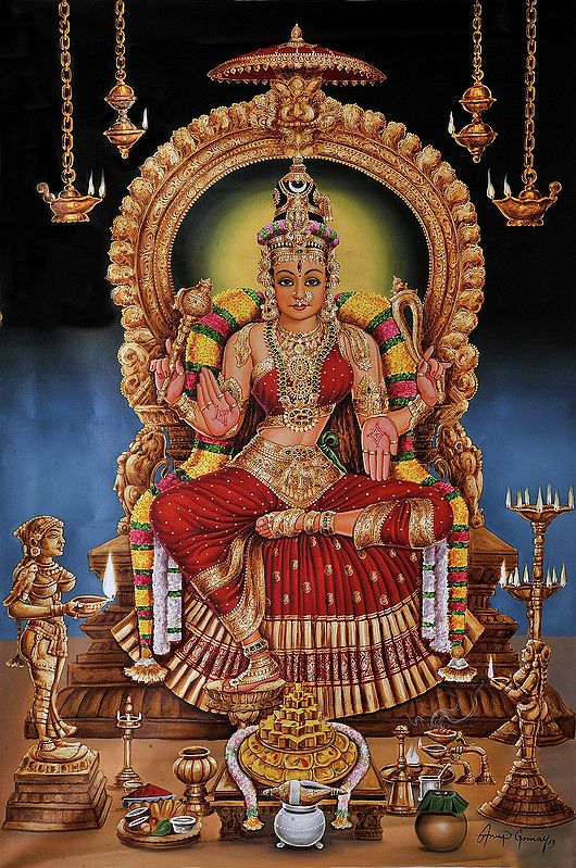 The Great Goddess Minakshi