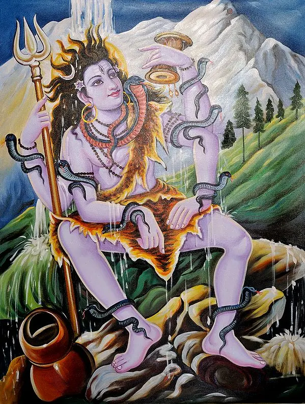 Lord Shiva on Kailash