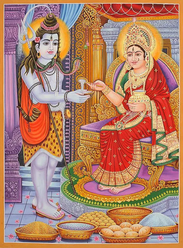 Devi Annapoorna Bestows Nourishment