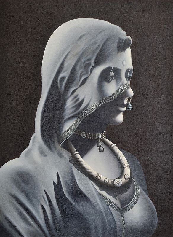 Rajasthani Lady with Veil