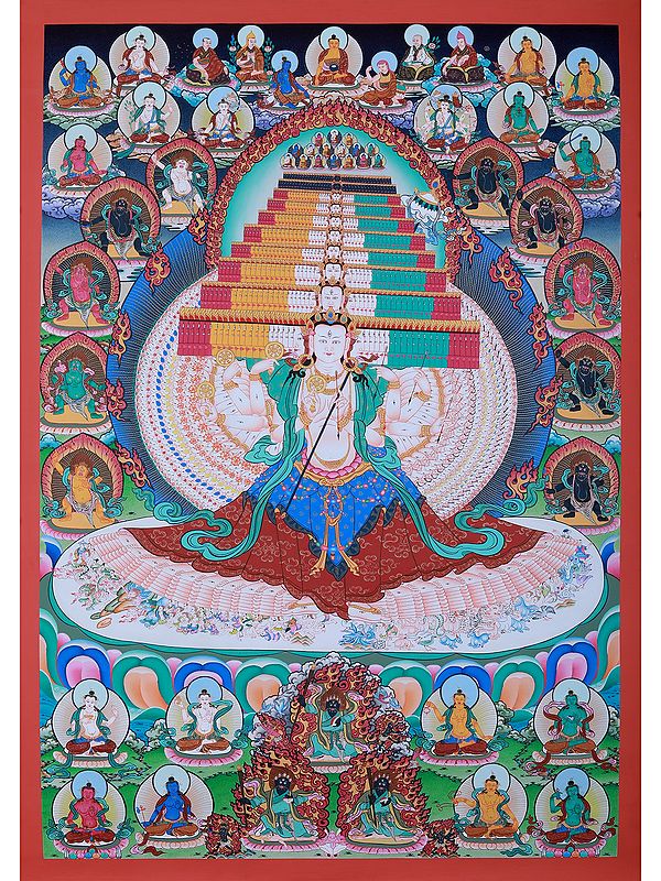 Dukkar - A Powerful Deity That Dispels Evil Spirits | Brocadeless Thangka Painting