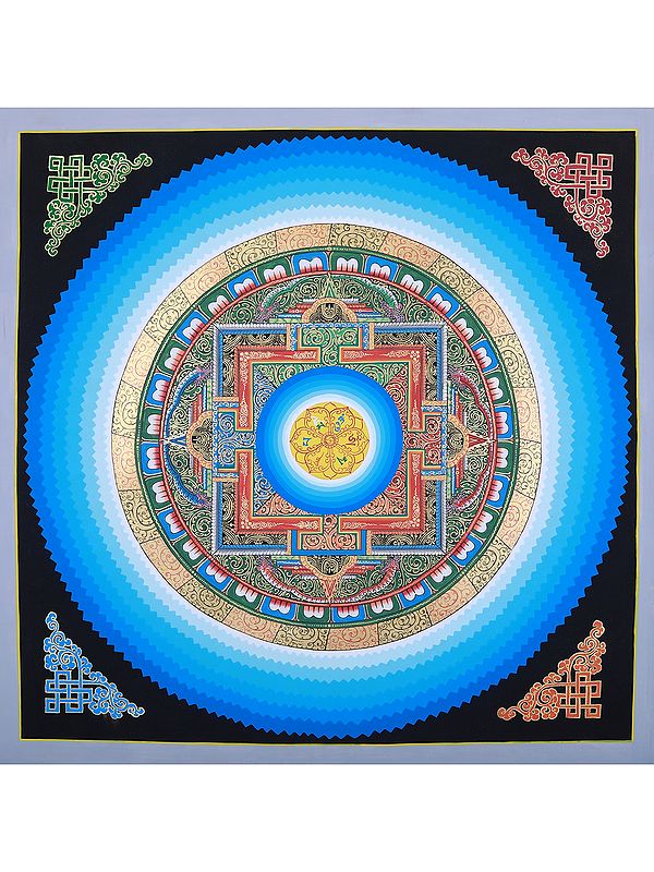 Buddhist Mandala Art | Brocadeless Thangka Painting