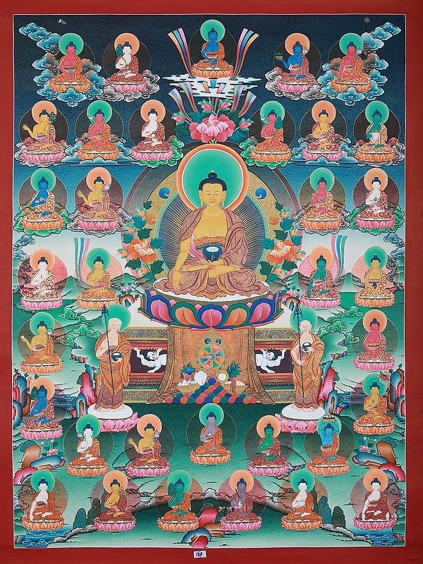 The Many Forms Of Buddha | Tibetan Thangka Painting