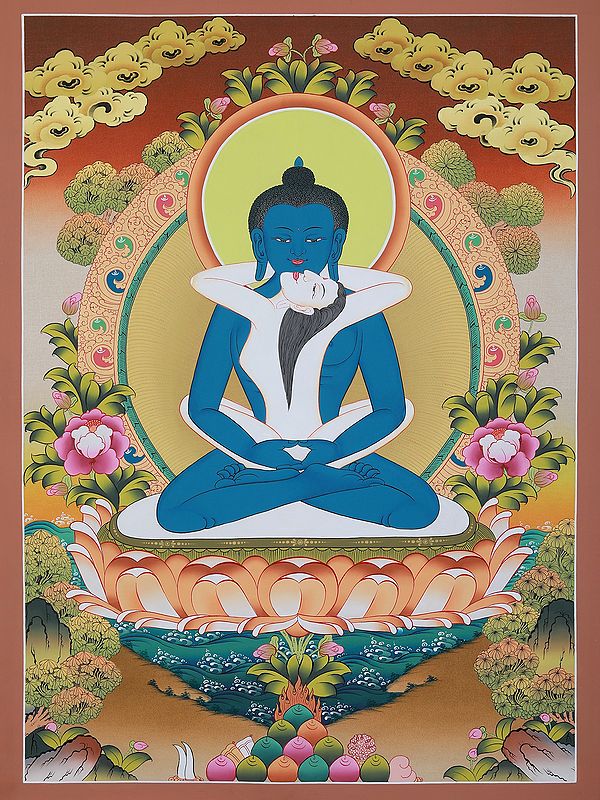 The Buddha Shakti | Brocadeless Thangka Painting