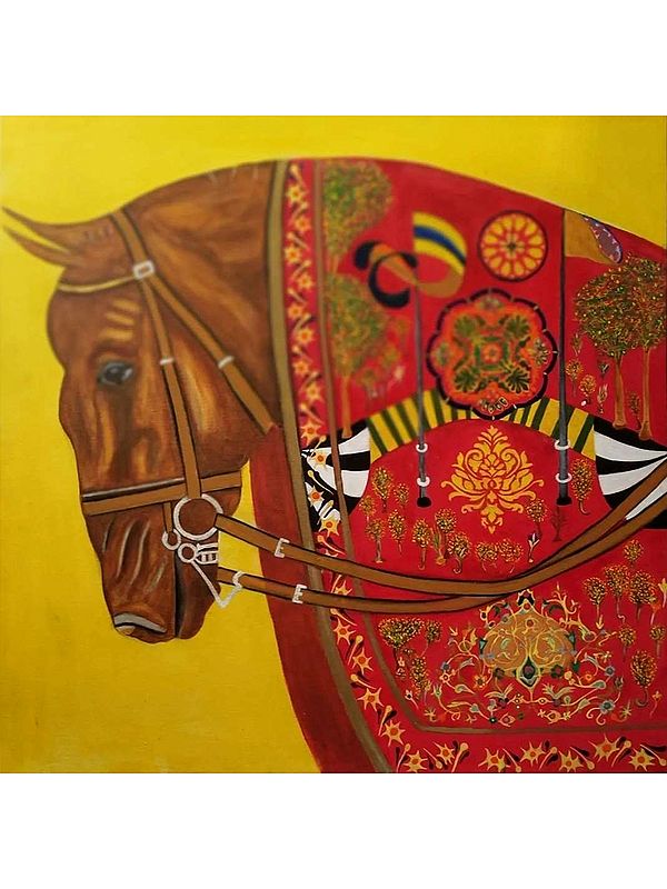 Horse| Acrylic on Canvas | by Inderjeet