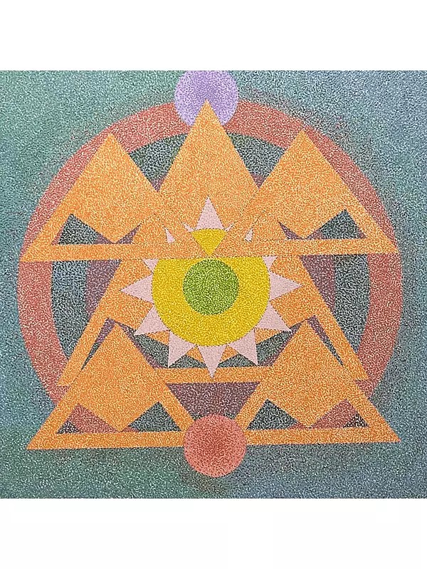 Tantric Spiritual Painting | Acrylic on Canvas | Painting by Padmanabh Bendre