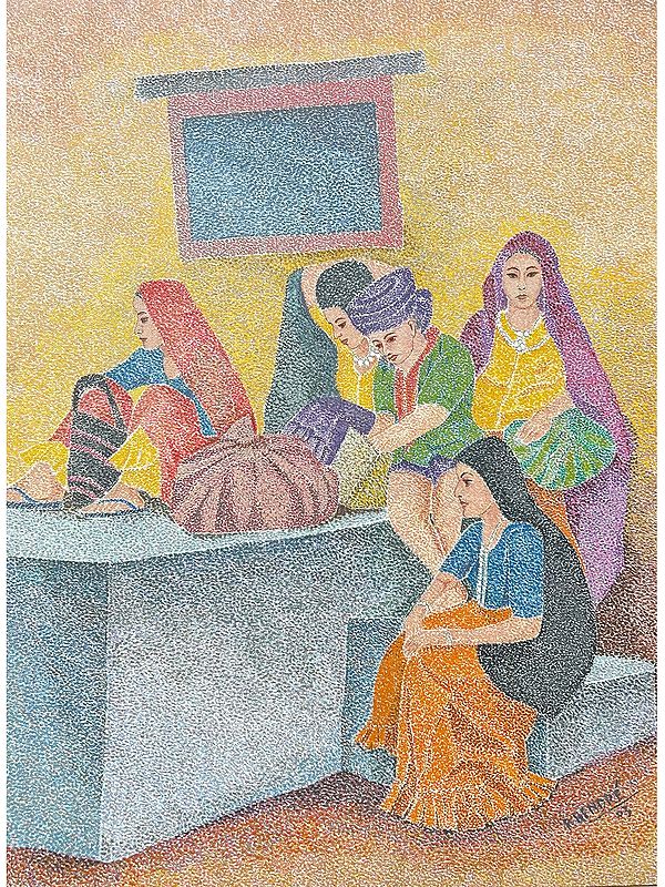 Communal Harmony | Acrylic on Canvas | Painting by Padmanabh Bendre