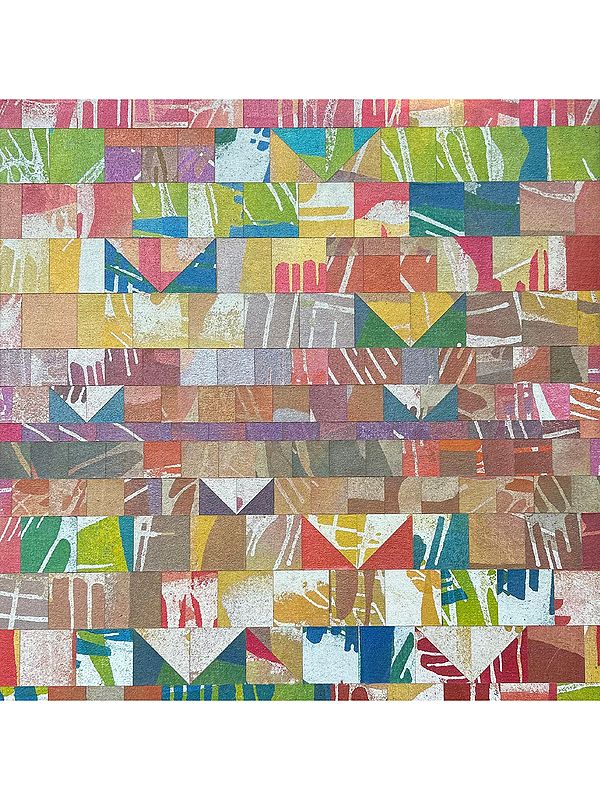 Infinite Frequencies | Acrylic on Canvas | Painting by Padmanabh Bendre