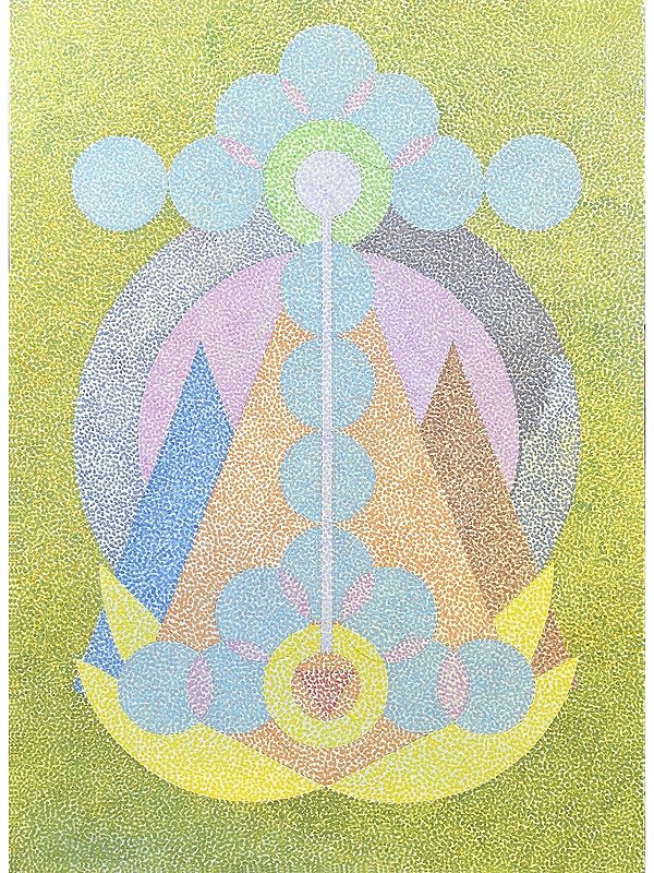 Vibration of Silence | Acrylic on Canvas | Painting by Padmanabh Bendre