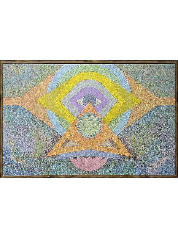 Vision of the Infinite | Without Frame | Acrylic on Canvas | Painting by Padmanabh Bendre