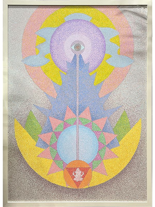 The Third Eye | Without Frame | Acrylic on Canvas | Painting by Padmanabh Bendre