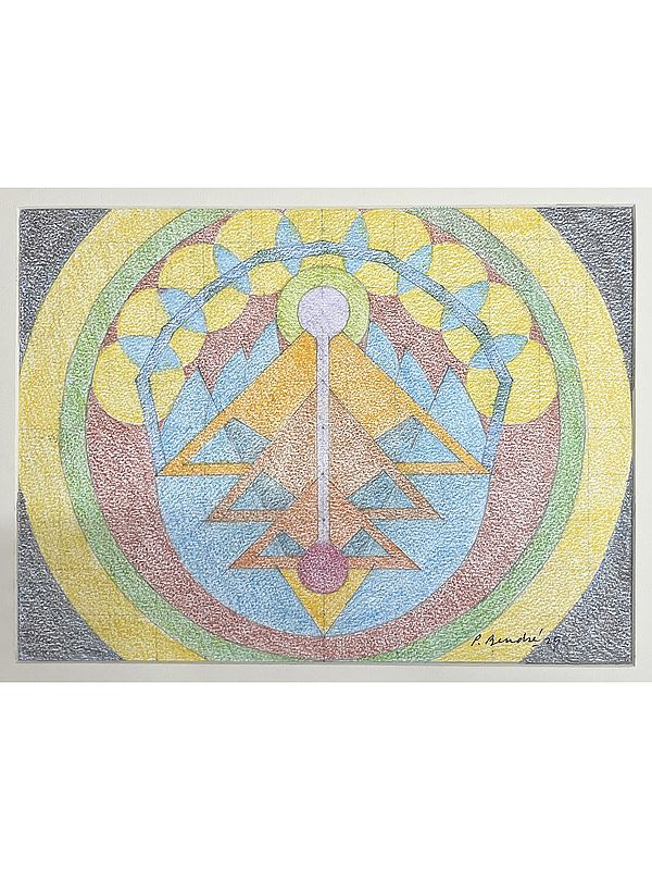 Chroma Horizon | Without Frame | Acrylic on Canvas | Painting by Padmanabh Bendre