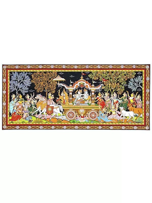 Mathura Vijaya | Pattachitra Painting From Odisha