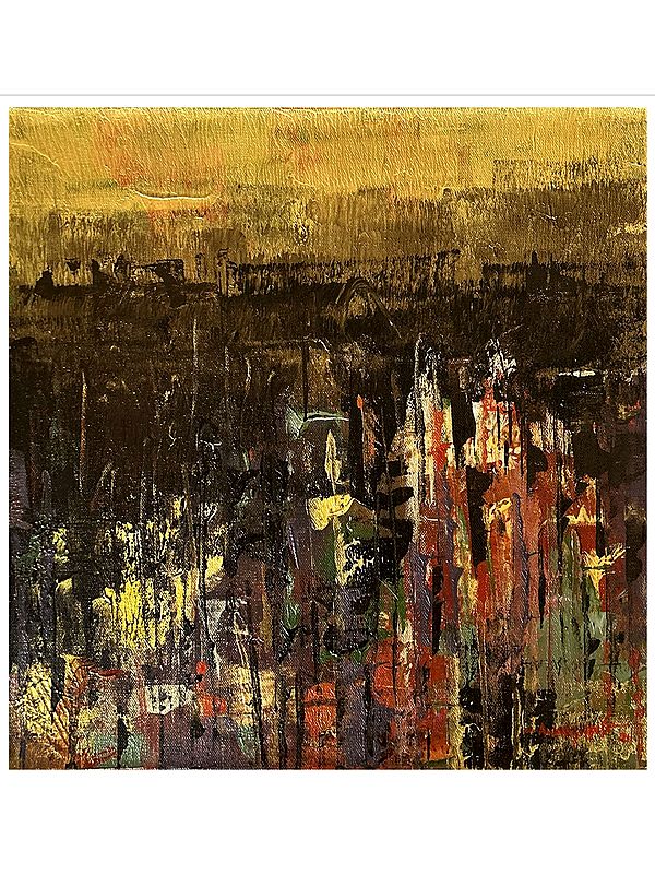 Neon Rhythm | Acrylic on Canvas | Painting by Avinash Pise