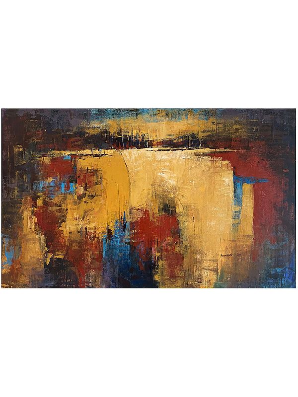 Mystic Tie: Acrylic on Canvas Artwork by Avinash Pise