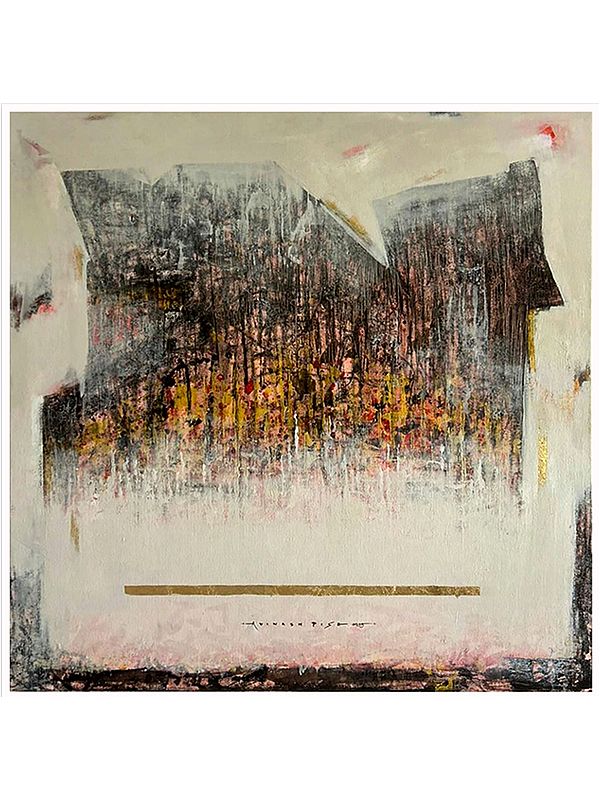 Silent Harmony | Mixed Media on Canvas | Painting by Avinash Pise