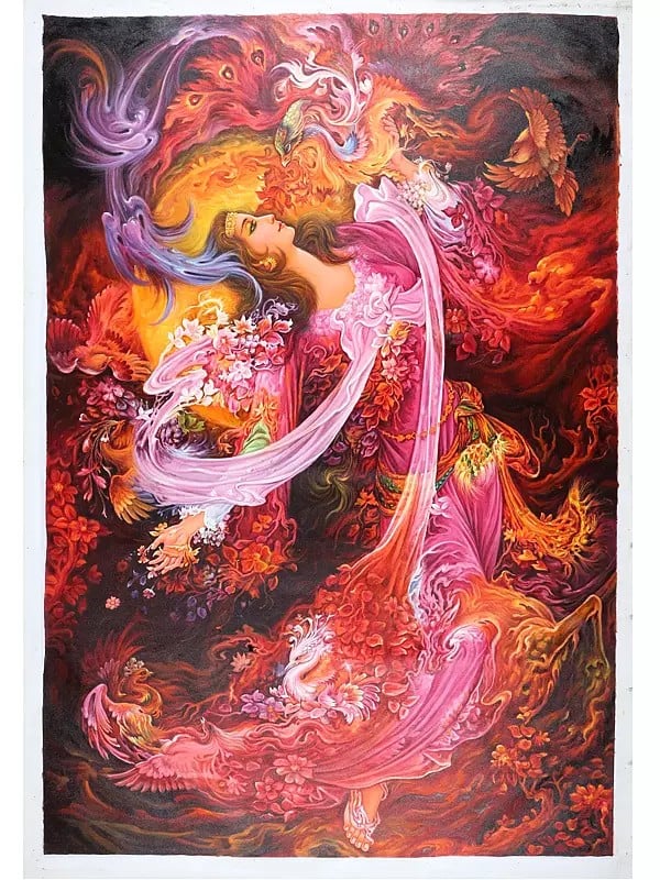 Ethereal Beauty | Large Size Persian Art Painting