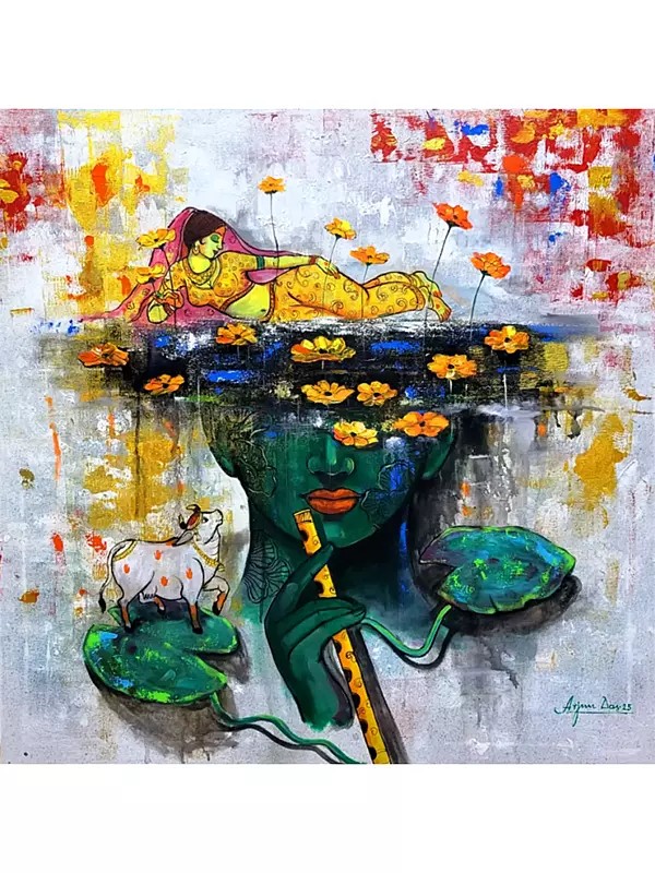 Melodies Of Peace And Nature  | Acrylic On Canvas | By Arjun Das