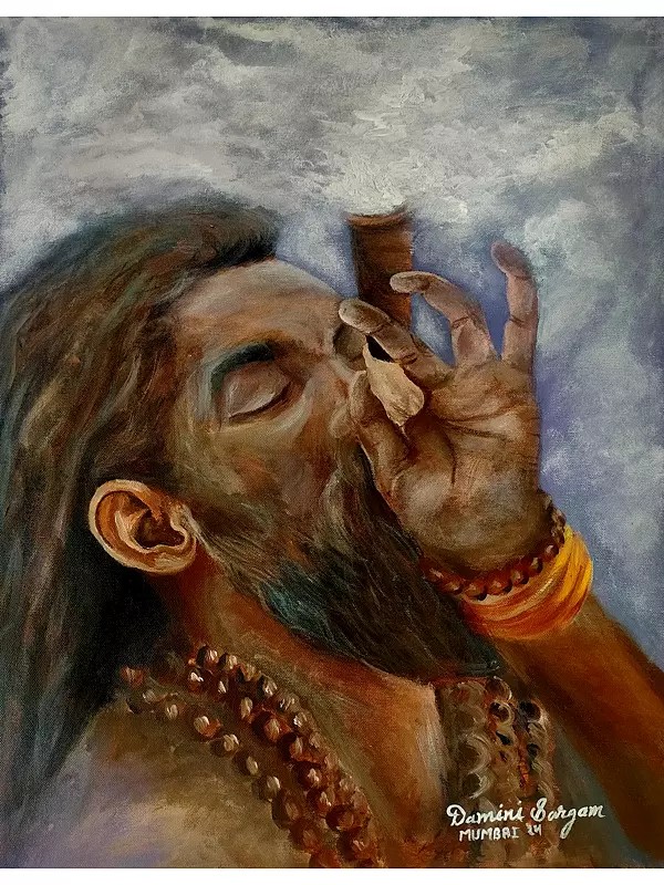 Aghori Saint | Acrylic On Canvas | By Damini Sargam
