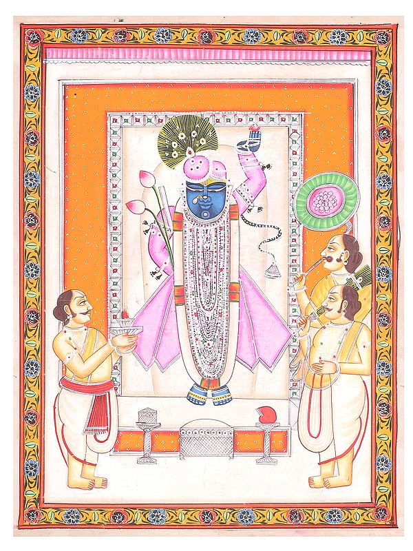 Divine Shrinathji Darshan | Pichwai Painting