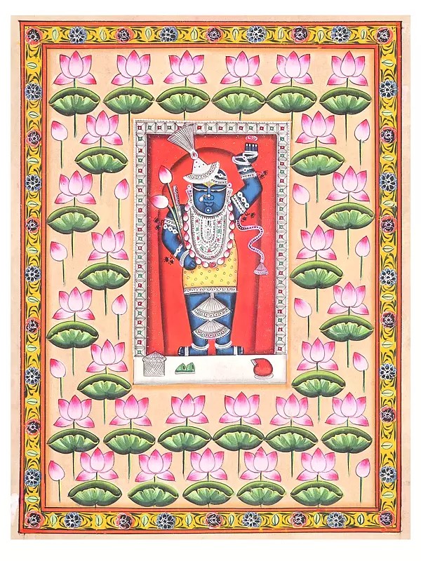 Divine Grace of Shrinathji | Pichwai Painting