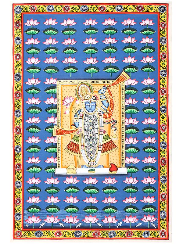 Shrinathji - Form of Lord Krishna | Pichwai Painting