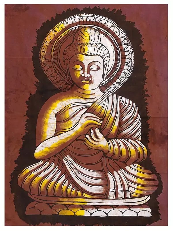 Gautam Buddha | Batik Painting