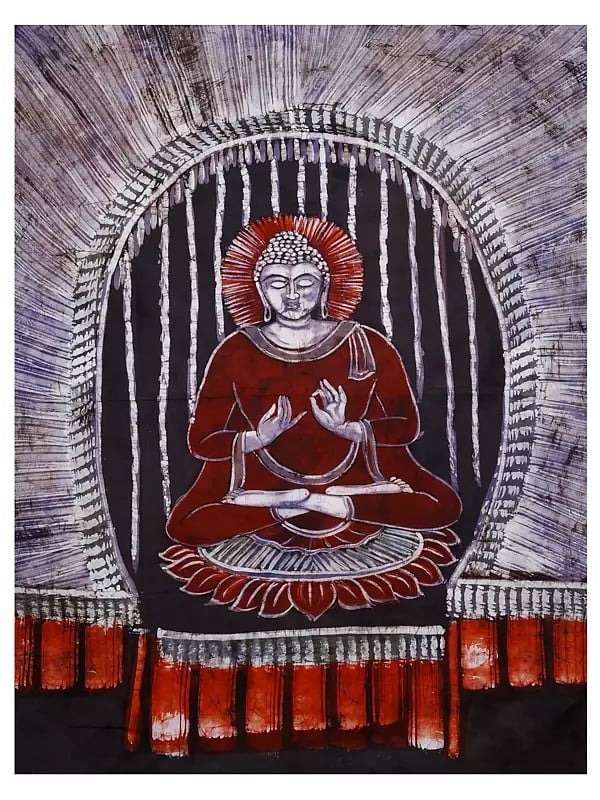 Gautam Buddha | Batika Painting