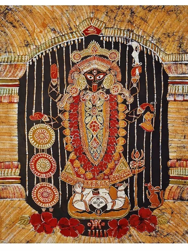 Maa Kali at Dakshineshwar | Batik Painting