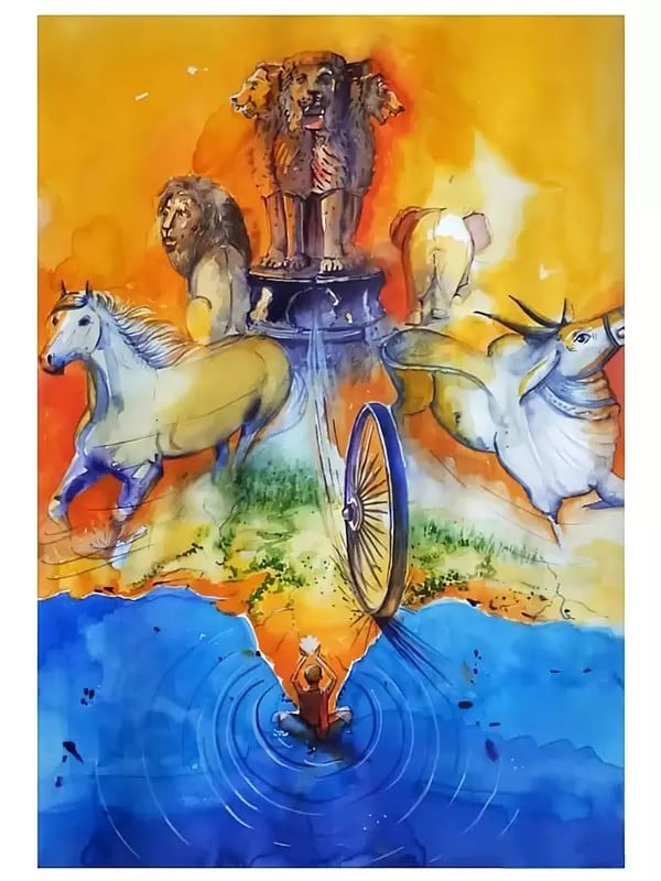 Direction Of Path | Watercolor On Paper | By Ramesh Sawale