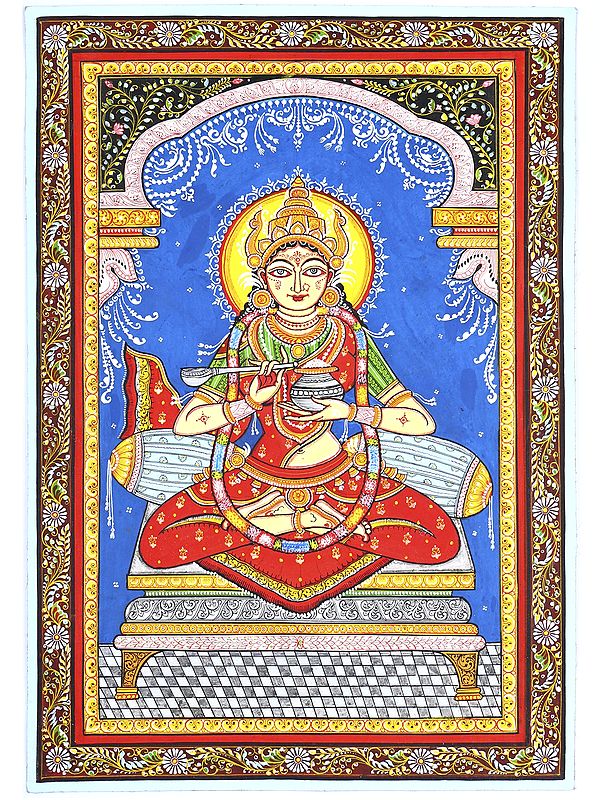 Goddess Annapurna | Pattachitra Painting