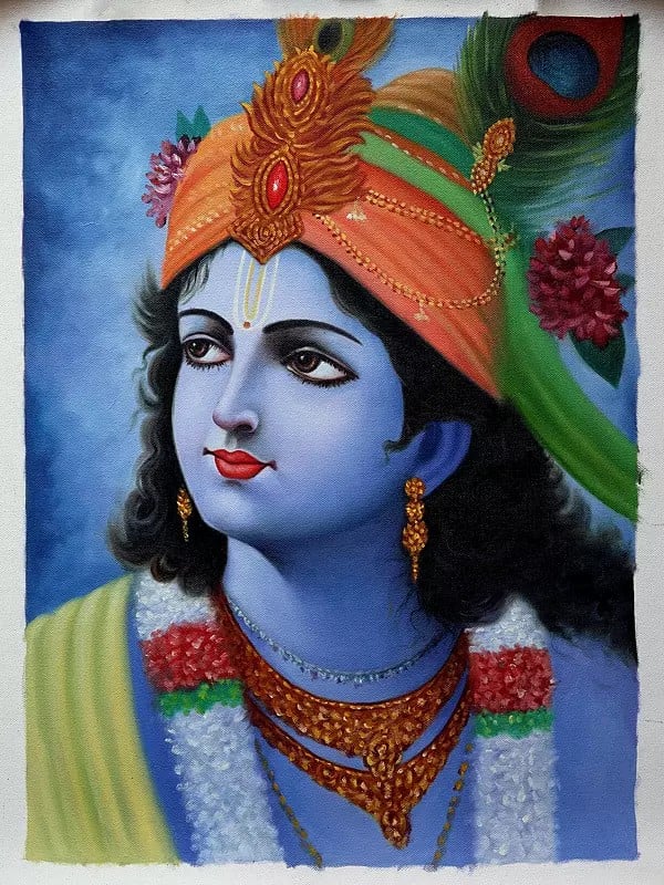 Srikant (Lord Krishna) | Oil On Canvas | By Priya Bothra