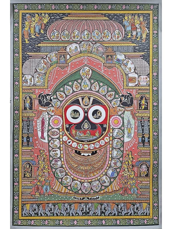 Jagannath Ji | Pattachitra Painting | By Rabi Behera