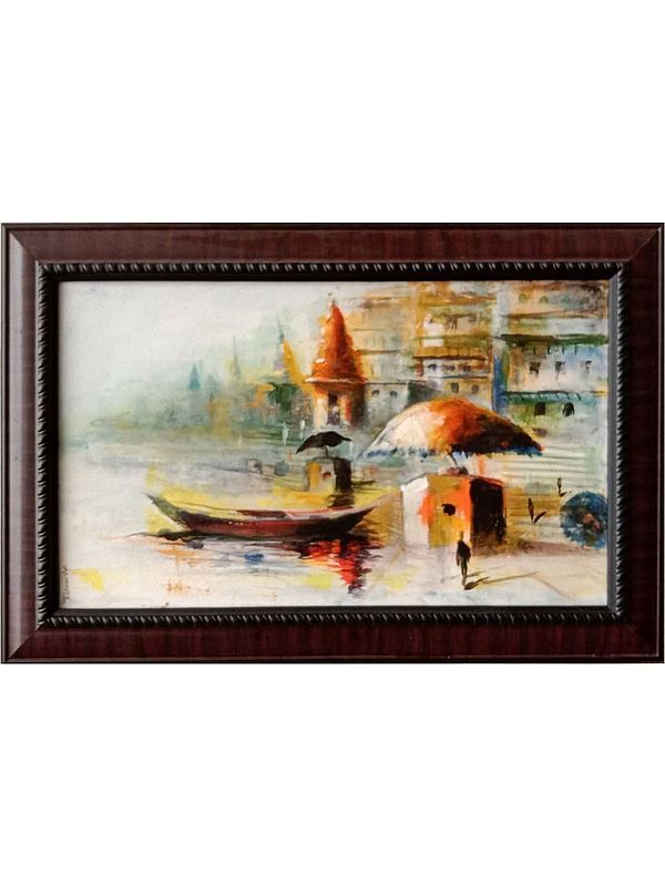 Muted Reflections | Acrylic Painting on Canvas | Without Frame | by Raj Kumar Singh