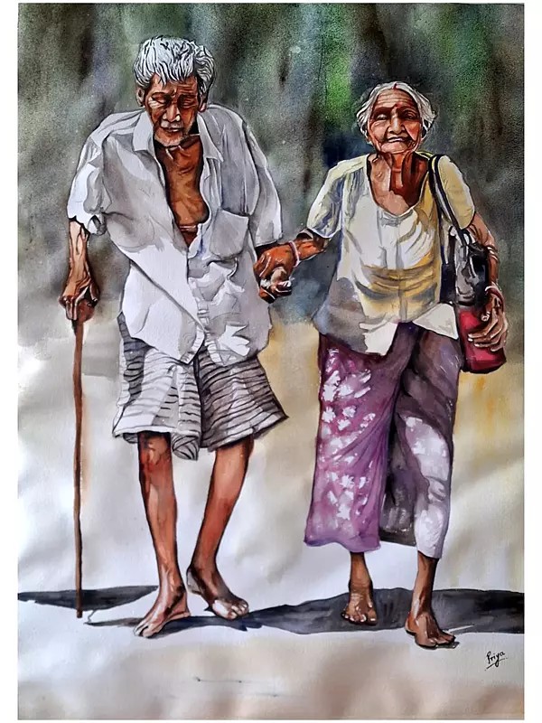 Promise Kept | Water Colour on Paper | by Priya Ghosh