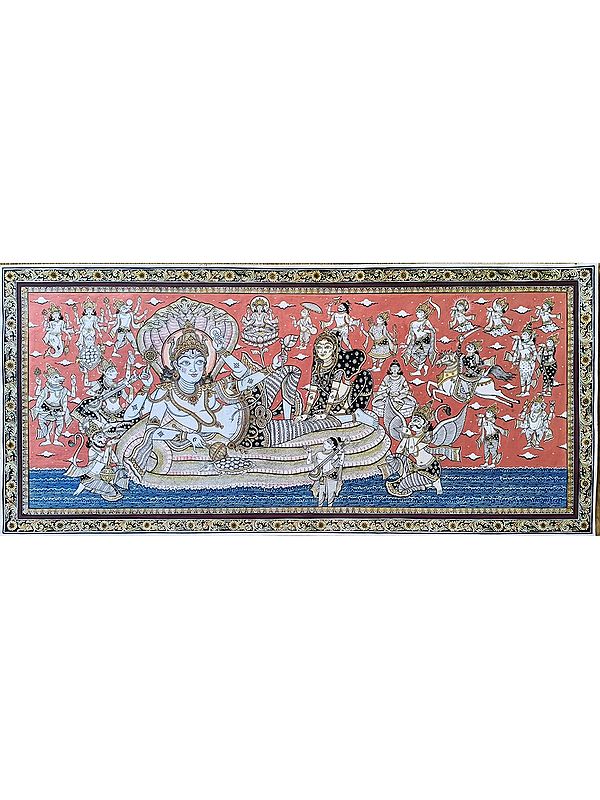 Anant Shayan | Pattachitra Painting | by Akankshya Panda