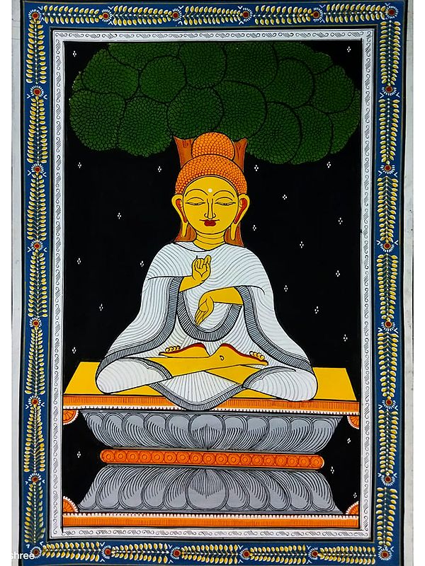 Lord Buddha | Pattachitra Painting | by Akankshya Panda