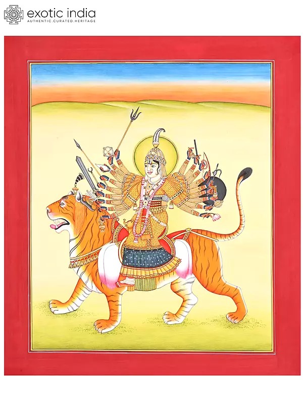 Ashtadasa-bhuja-Dhari Durga