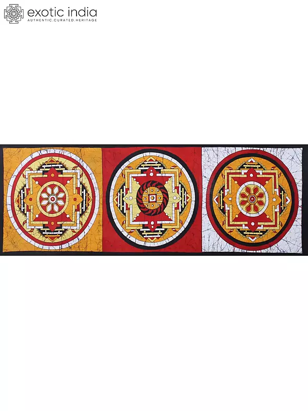 Three Mandalas | Batik Painting