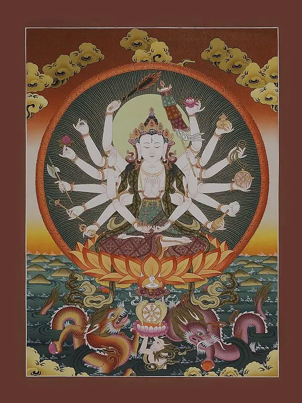Chandi Thangka (Brocadeless Thangka)