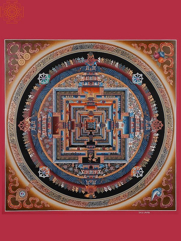 Buddhist kalachakra Mandala