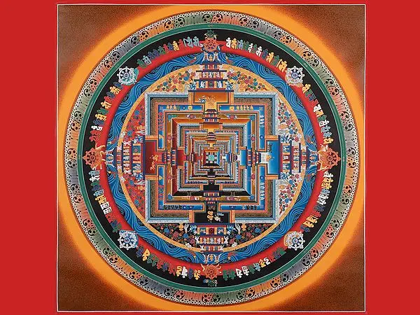 Buddhist kalachakra Mandala